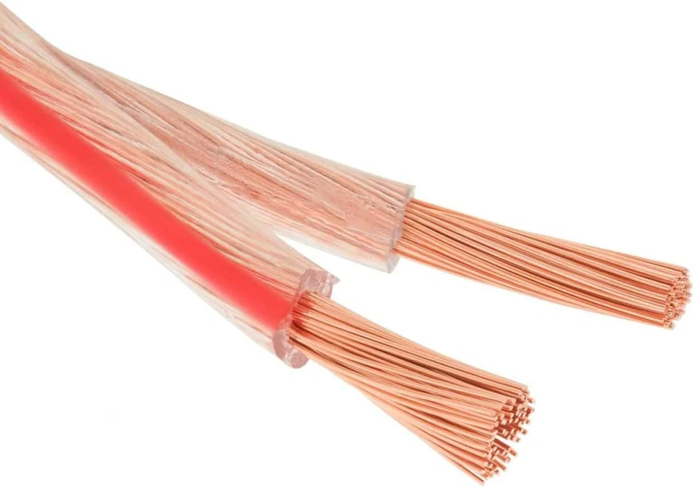 PremiumCord Kabely na propojení reprosoustav 2x2,5mm2 100m 99,9% CU měď