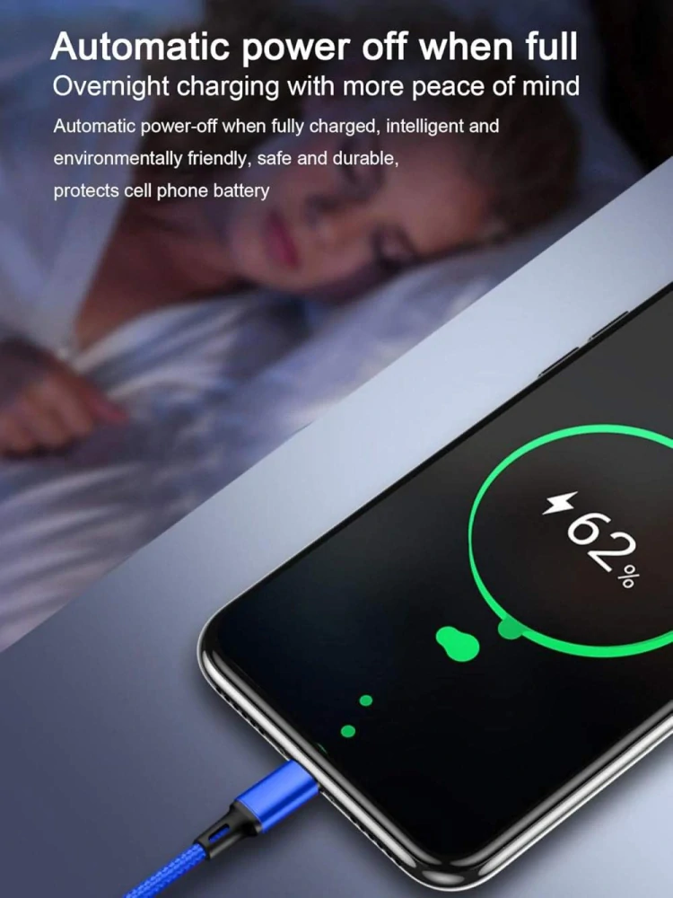 PremiumCord Super fast charging 5A kabel USB-C - USB 2.0 A bavlněný oplet 0,5m