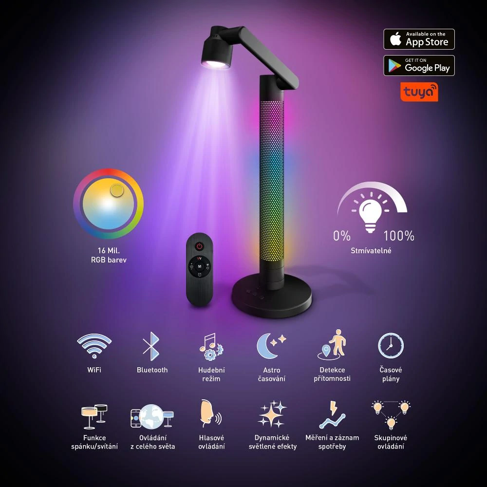 RSH 108 Wi-Fi smart stolní lampa RETLUX