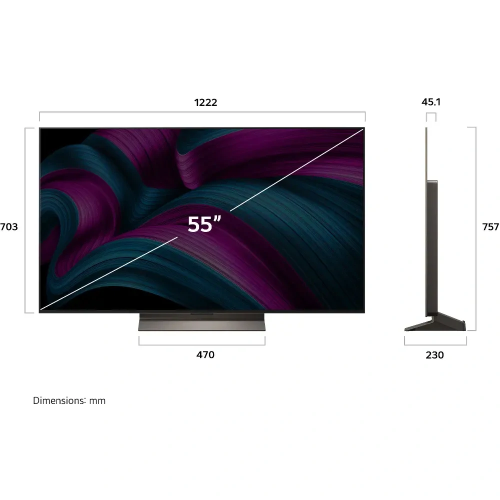 LG OLED55C56LB OLED televize