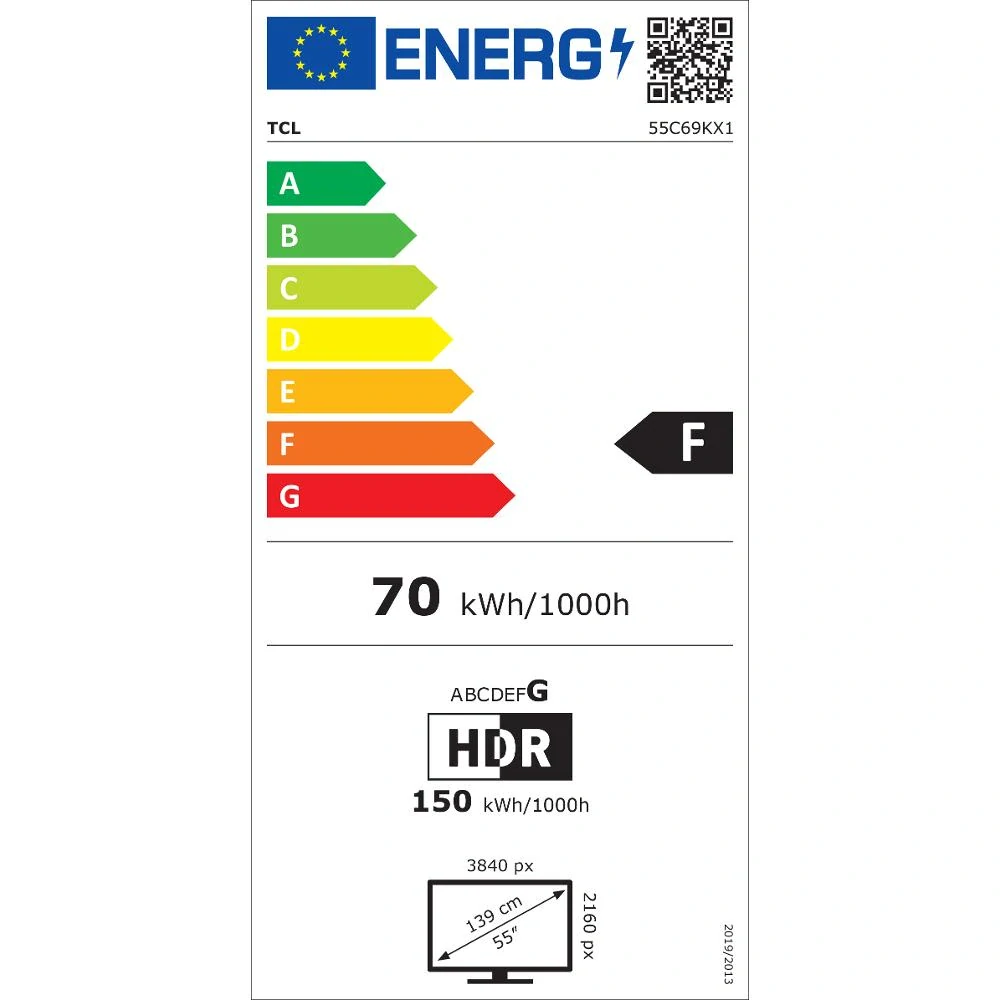 55C69K Mini LED QLED TV TCL