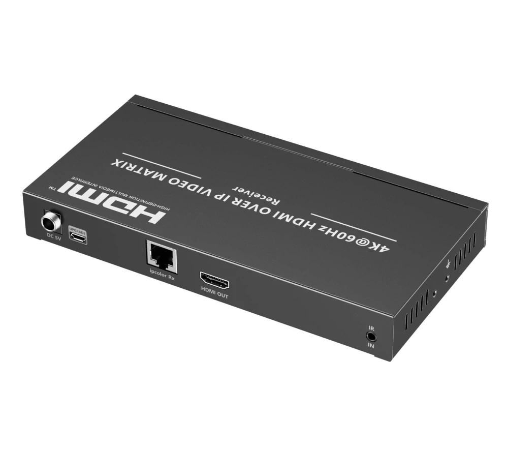 PremiumCord 4K HDMI over IP Matrix přijímač pro matrixové zapojení více vysílačú na více přijímačů