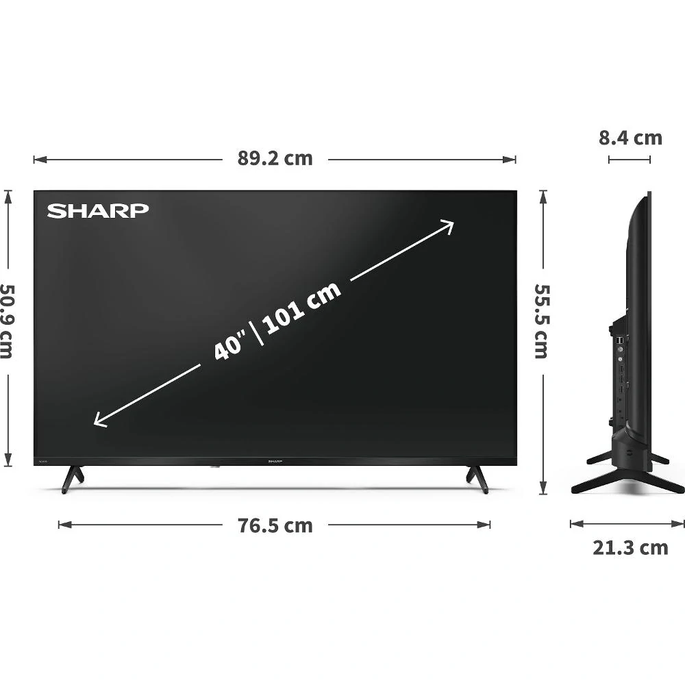 40HF3265E QLED GOOGLE SMART FHD TV SHARP
