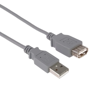 PremiumCord USB 2.0 kabel prodlužovací, A-A, 20cm