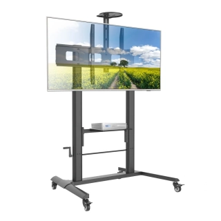 Pronájem - set; 85" QLED televize 217 cm, 4K ULTRA HD s pojízdným stojanem na velké TV