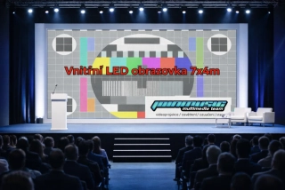Pronájem - Vnitřní LED obrazovka 7x4m LED SMD P3,9mm