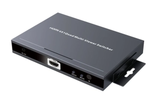 PremiumCord HDMI 4 vstupy - 1 výstup, multi zobrazovací systém