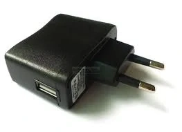AC EURO Adapter 220V -> USB (500mA)