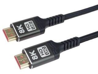 PremiumCord ULTRA HDMI 2.1 High Speed + Ethernet kabel 8K@60Hz,zlacené 2m