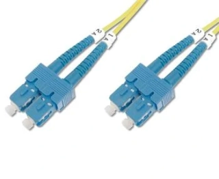 DIGITUS Fiber Optic Patch Cord, SC to SC Singlemode 09/125 µ, Duplex Length 3m