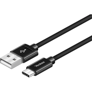 YCU 301 BK kabel USB A 2.0 / C 1m YENKEE