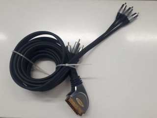 SCART – 3x RCA kabel Schwaiger - POUŽITÝ