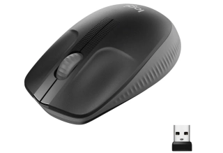 Logitech Bezdrátová myš M190 USB - černá