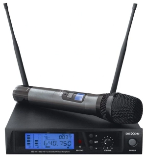 Pronájem - Bezdrátový mikrofon, diverzitní, ruční MBD 840