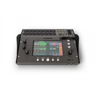 Pronájem - digitální mixpult 16x mic, 1x stereo, 6x aux, 7'' displej, 3x soft key, 3x smart rotary Allen&Heath CQ-18T