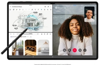 Pronájem - Samsung Galaxy Tab S8 (Wi-Fi) stříbrný