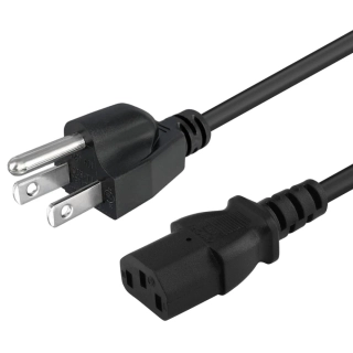 PremiumCord Kabel síťový k počítači 2m s USA zástrčkou