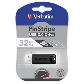 Verbatim 32GB USB Flash 3.0 PinStripe