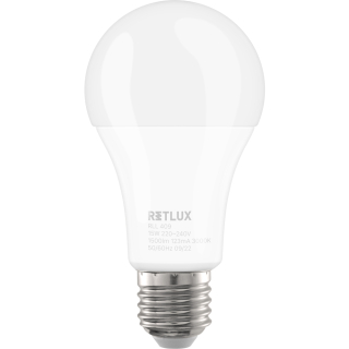 RLL 409 A65 E27 bulb 15W WW RETLUX