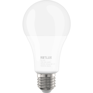 RLL 410 A65 E27 bulb 15W CW RETLUX
