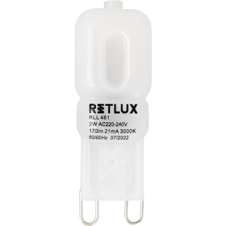 RLL 461 G9 2W LED WW RETLUX