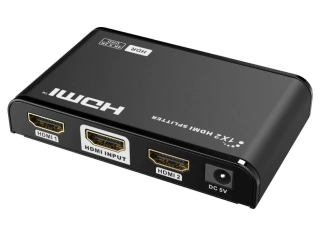 PremiumCord HDMI 2.0 splitter 1-2 porty, 4K/60Hz, FULL HD, 3D, HDR, EDID management, downscaler