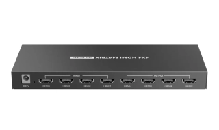 PremiumCord HDMI2.0 matrix switch 4:4 , rozlišení 4K@60Hz, HDR YUV4:4:4