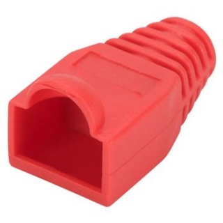 PremiumCord Kryt konektoru RJ45 - červená