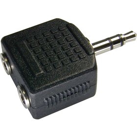 Rozdvojka na sluchátka-jack 3,5 SENCOR SAV 121-000 -2x jack 3,5 zásuvka - jack 3,5 vidlice