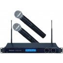 Pronájem - Omnitronic VHF-450 MIC SET (2x bezdrátový mikrofon)